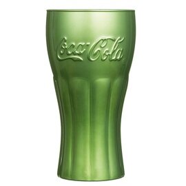 cola glass ORIGINAL COCA-COLA MIRROR FH37 37 cl green with relief product photo