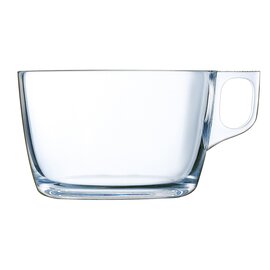 jumbo mug VOLUTO TRANSPARENT 50 cl tempered glass  H 74 mm product photo