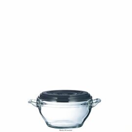 soup bowls with lid Soup Bar Transparent 500 ml transparent black Ø 121 mm product photo