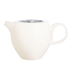 tea pot NECTAR NECTAR porcelain with lid cream coloured 400 ml H 104 mm product photo