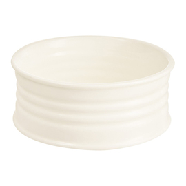 snack bowl | side dish bowl UP CYCLE CREAM BE BOP 370 ml hard porcelain white with relief Ø 120 mm product photo