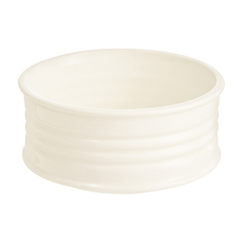 snack bowl | side dish bowl UP CYCLE CREAM BE BOP 280 ml hard porcelain white with relief Ø 109 mm H 45 mm product photo