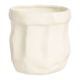 snack bowl | pudding bowl UP CYCLE CREAM Be Bag 300 ml hard porcelain white with relief Ø 86 mm H 88 mm product photo