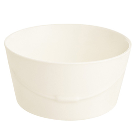 snack bowl | side dish bowl UP CYCLE CREAM Be Nice 300 ml hard porcelain white with relief Ø 108 mm H 54 mm product photo