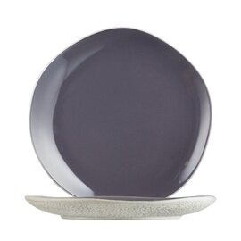 plate Dark Grey Rocaleo porcelain  Ø 254 mm product photo