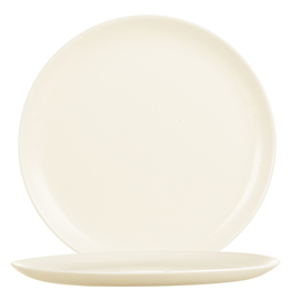 coup plate flat Intensity Uni Cremweiss | tempered glass cream white Ø 245 mm product photo