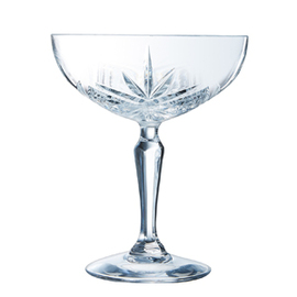 sparkling wine glass BROADWAY 25 cl with relief product photo