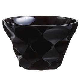 sundae bowl MAEVA Diamant Black 200 ml black with relief product photo