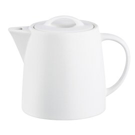 tea pot OLEA porcelain with lid cream coloured 400 ml H 102 mm product photo