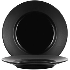 plate OLEA porcelain black  Ø 285 mm product photo