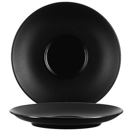 saucer OLEA porcelain black Ø 125 mm product photo