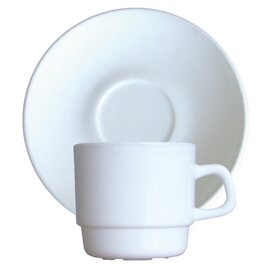 cup 220 ml tempered glass with saucer product photo