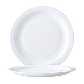 plate HOTELIERE UNI | tempered glass white  Ø 258 mm product photo