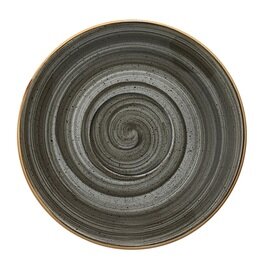 saucer Gourmet Space AURA porcelain grey | veined Ø 160 mm product photo