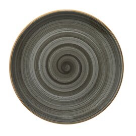 plate flat AURA SPACE Gourmet Space Ø 210 mm porcelain product photo