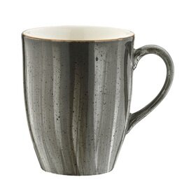 Buck Cups AURA SPACE porcelain with decor grey Ø with handle 114 mm H 105 mm product photo