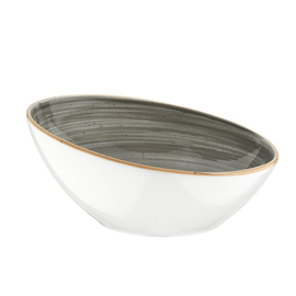 bowl 450 ml AURA SPACE bonna Vanta oval porcelain 180 mm x 174 mm H 85 mm product photo