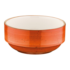 stacking bowl 500 ml AURA TERRACOTTA bonna Banquet porcelain Ø 140 mm H 54 mm product photo