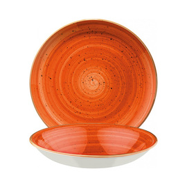 plate deep AURA TERRACOTTA bonna Gourmet 500 ml Ø 200 mm porcelain product photo