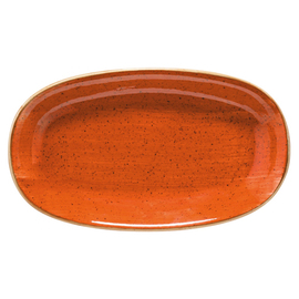 platter AURA TERRACOTTA oval porcelain 335 mm x 195 mm product photo