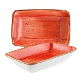 rectangular bowl AURA TERRACOTTA Moove porcelain 150 mm x 98 mm H 30 mm product photo