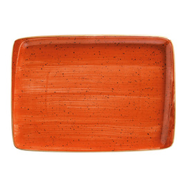 platter AURA TERRACOTTA Moove rectangular porcelain x 165 mm product photo