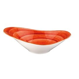 bowl 750 ml AURA TERRACOTTA Stream Terracotta porcelain 270 mm x 190 mm H 82 mm product photo