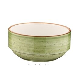 stacking bowl 350 ml AURA THERAPY bonna Banquet porcelain Ø 120 mm H 52 mm product photo