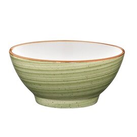 soup bowl AURA Rita Therapy 450 ml porcelain green veined  Ø 140 mm  H 67 mm product photo
