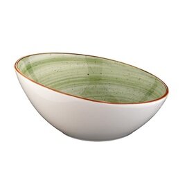 bowl AURA Vanta Therapy 850 ml porcelain green veined inside  Ø 220 mm  H 98 mm product photo