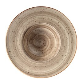 plate deep AURA TERRAIN bonna Banquet 400 ml Ø 280 mm porcelain product photo