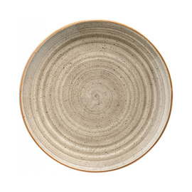 plate flat AURA TERRAIN bonna Gourmet porcelain Ø 190 mm product photo