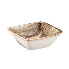 bowl AURA TERRAIN Moove rectangular porcelain 85 mm x 80 mm H 30 mm product photo