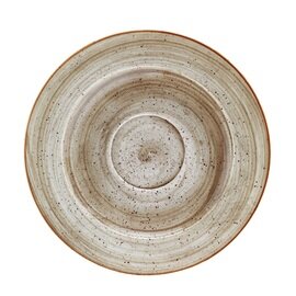 saucer Rita Terrain AURA porcelain grey | veined Ø 160 mm product photo