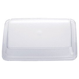 Euro lid polypropylene transparent  L 117 mm  B 85 mm  H 30 mm product photo