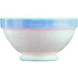 soup bowl BRUSH BLUE 510 ml tempered glass colored rim  Ø 132 mm  H 74 mm product photo