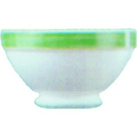 soup bowl RESTAURANT BRUSH GREEN 510 ml tempered glass colored rim  Ø 132 mm  H 74 mm product photo