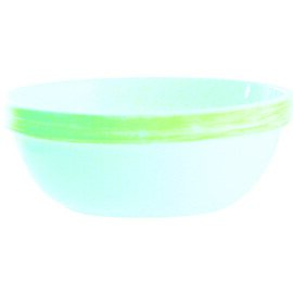 stacking bowl 270 ml BRUSH GREEN tempered glass Ø 120 mm H 47 mm product photo