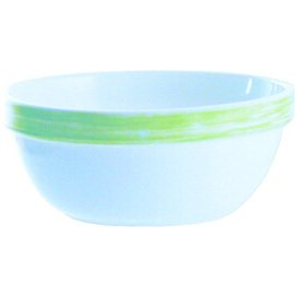 stacking bowl 900 ml BRUSH GREEN tempered glass Ø 170 mm H 77 mm product photo