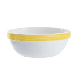 stacking bowl 270 ml BRUSH YELLOW tempered glass Ø 120 mm H 47 mm product photo