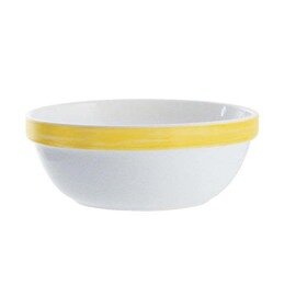 stacking bowl 270 ml BRUSH YELLOW tempered glass Ø 120 mm H 47 mm product photo