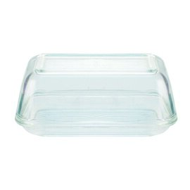 butter dish with lid  L 170 mm  B 105 mm  H 74 mm product photo