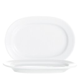 Platte, oval, &quot;CANDOUR UNI WEISS&quot;, 190 x 130 mm, H 15 mm product photo