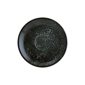 saucer ENVISIO COSMOS BLACK bonna Gourmet porcelain black Ø 120 mm H 15 mm product photo