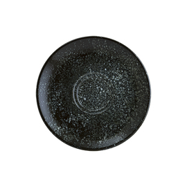 saucer ENVISIO COSMOS BLACK bonna Gourmet porcelain black Ø 160 mm H 25 mm product photo