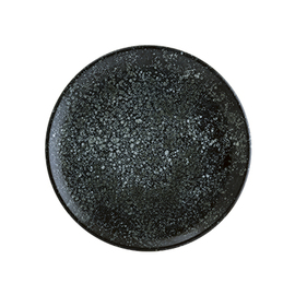 plate flat ENVISIO COSMOS BLACK bonna Gourmet porcelain black Ø 210 mm product photo