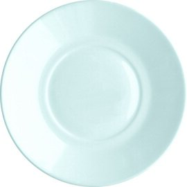 coffee saucer RESTAURANT WHITE | tempered glass Ø 140 mm product photo