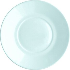 saucer CYLINDRIQUE WHITE | tempered glass Ø 138 mm product photo