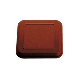 Euro lid polycarbonate brown  L 110 mm  B 110 mm  H 16 mm product photo
