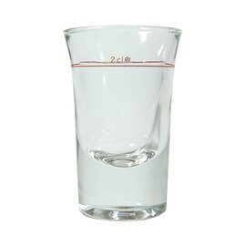 stamper glass DUBLINO 3.4 cl with relief with mark; 2 cl product photo